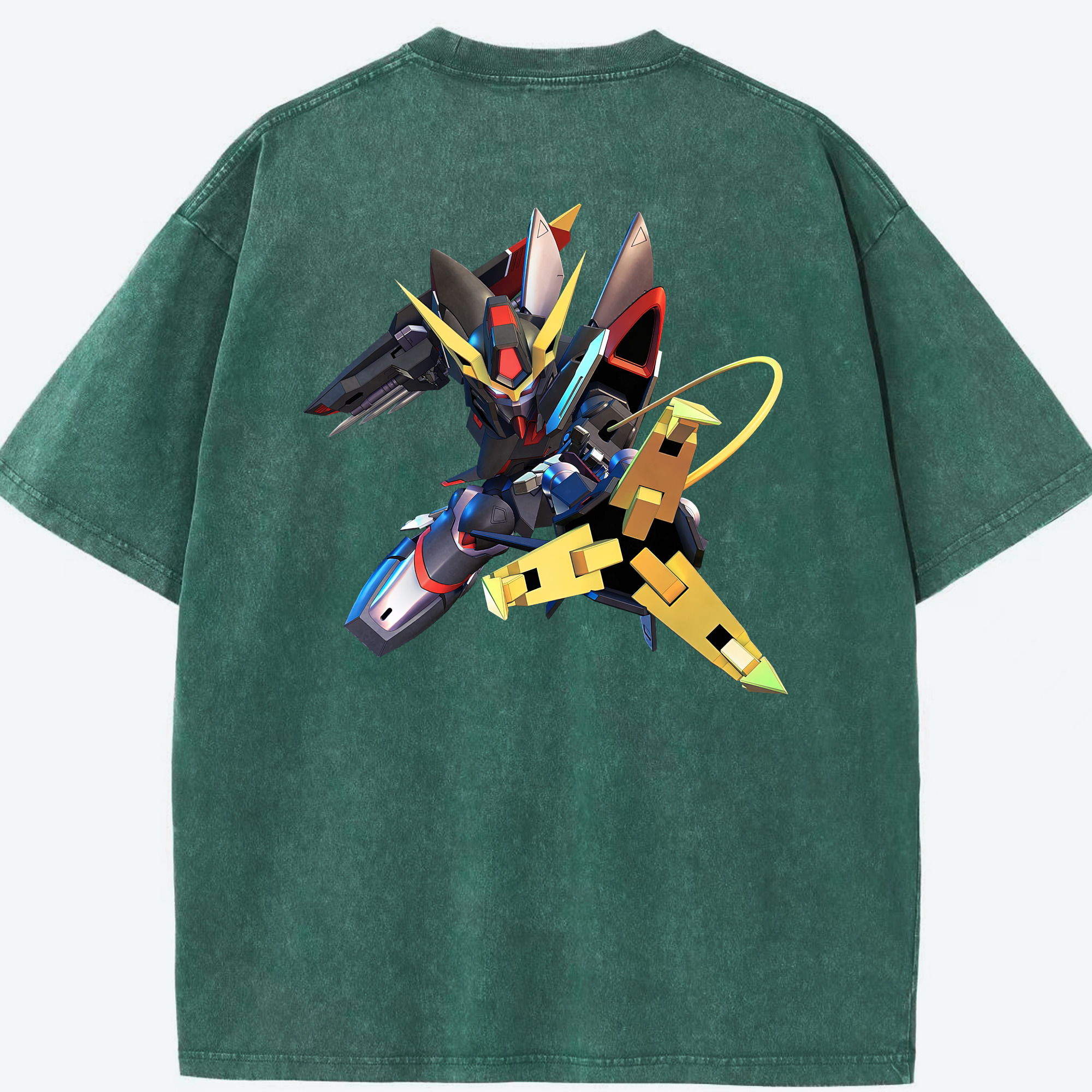 （画像用） 機動戦士ガンダム Mobile Suit Gundam 綿100% ヴィンテージ風 半袖Tシャツ（背面プリント）